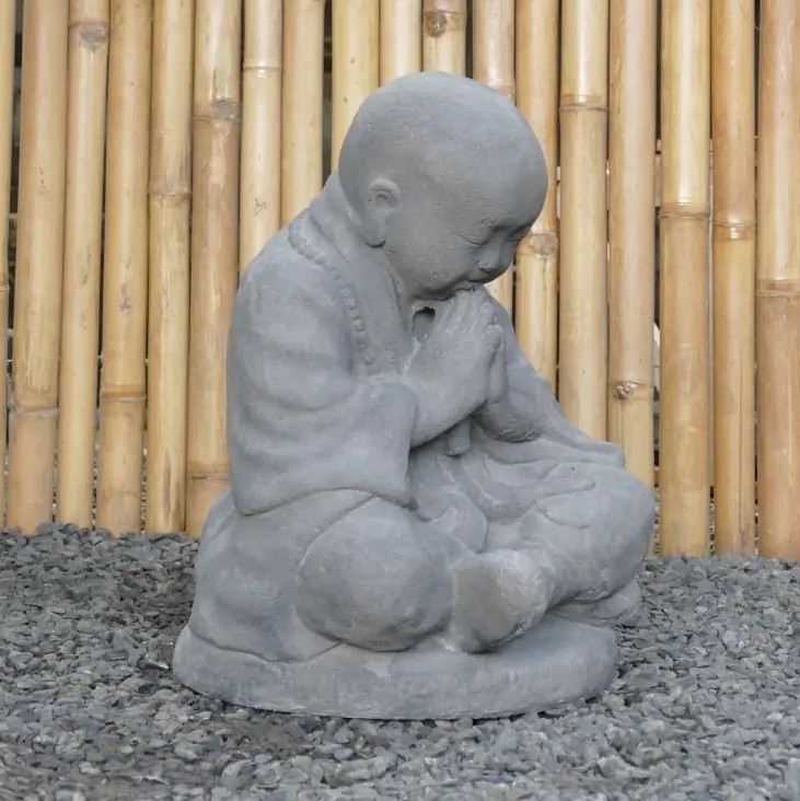  Product image 7 of the product “Sitting monk with namaste, about 50cm height ”